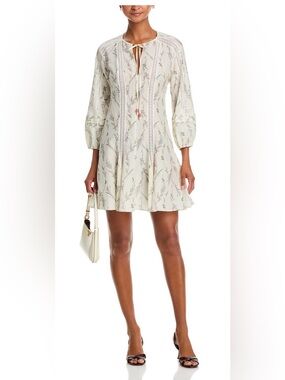 Veronica Beard - Ollian Lace Inset Mini Dress
